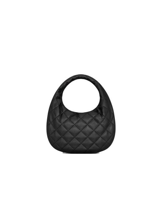 Saint Laurent Black Icarino Quilted Handbag