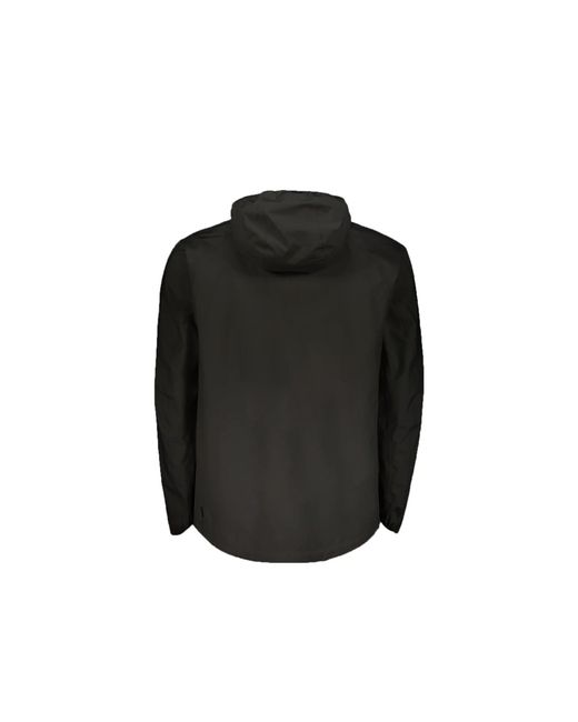 Herno Black Lightweight Hooded Jacket for men