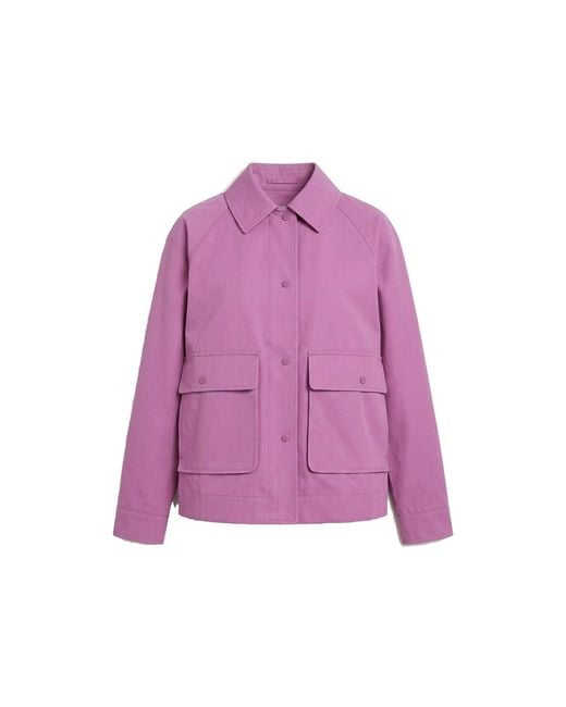 Herno Purple Denim Jacket