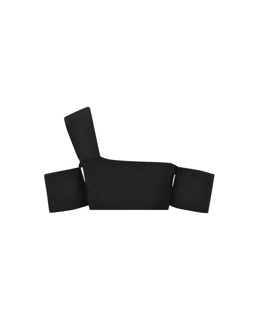 McQueen Black Bandage Top