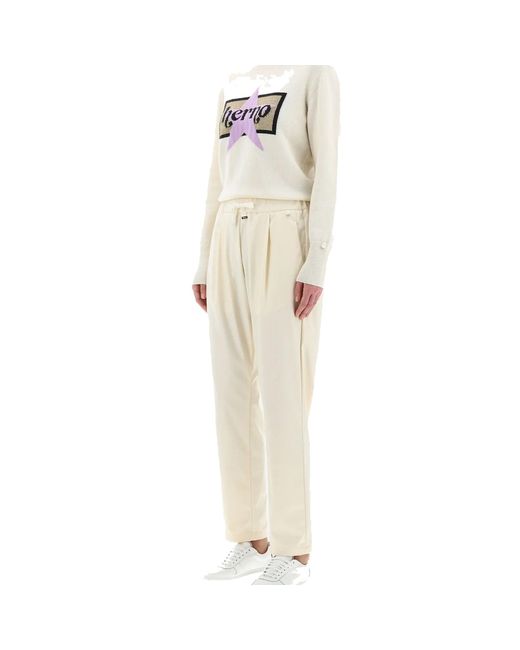 Herno Natural Straight Trousers