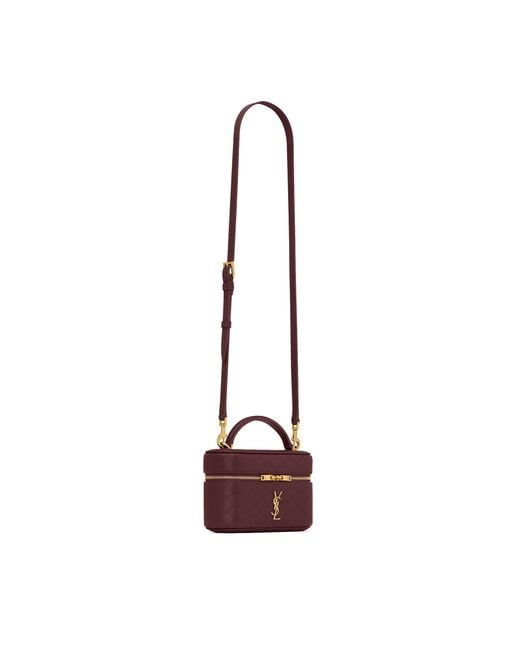 Saint Laurent Red Gaby Vanity Bag