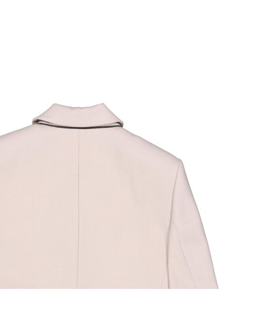 Brunello Cucinelli Pink Blazer Jacket
