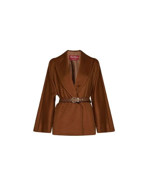 Max Mara Brown Studio Abissi Jacket