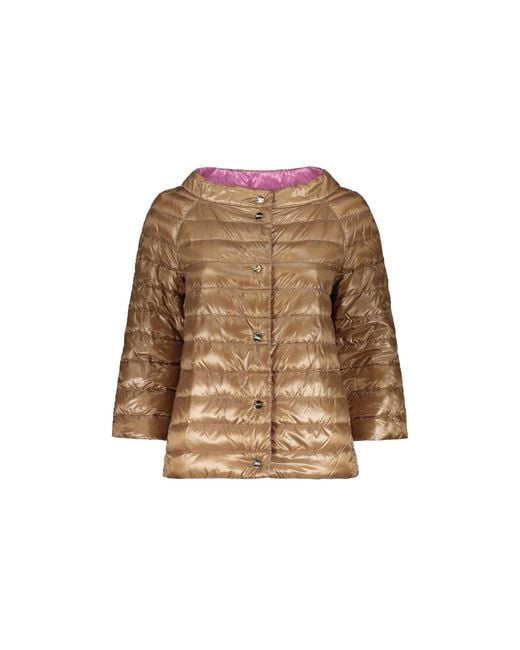 Herno Brown Reversible Ultralight Down Jacket