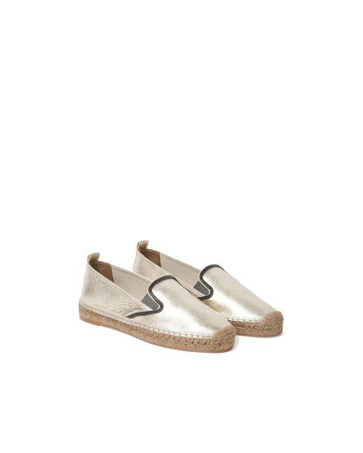 Brunello Cucinelli Natural Leather Espadrilles