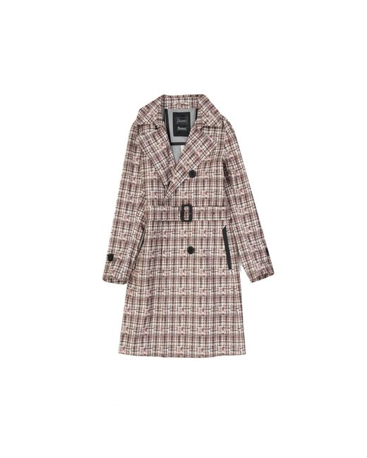 Herno Brown Linen Trench Coat