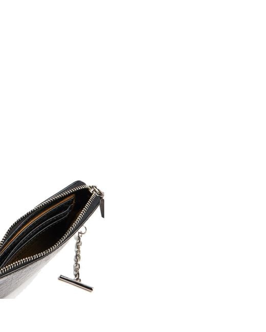 McQueen Black Sling Pip Coin Pouch for men