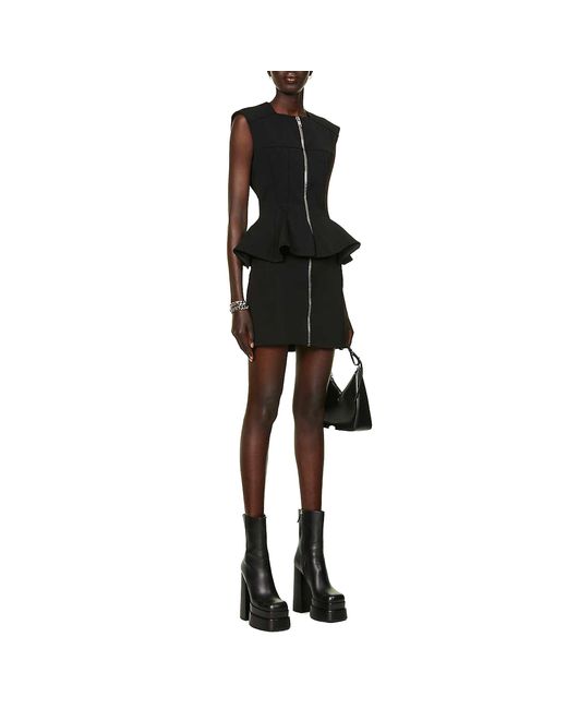 Givenchy Synthetic Stretch-woven Mini Dress in Black - Save 3% | Lyst