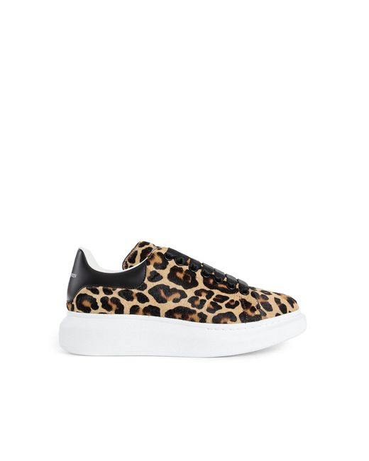 Alexander McQueen Brown Oversized Sneakers