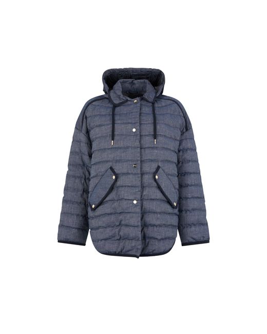 Herno Blue Padded Denim Jacket