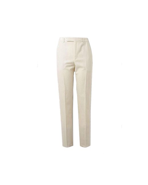 Céline Natural Wool Striped Pants for men