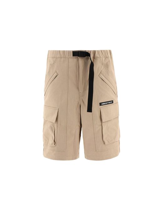 Ambush Natural Cotton Bermuda Shorts for men