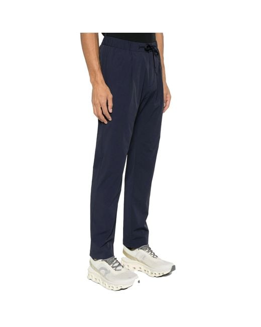 Herno Blue Drawstring Trousers for men