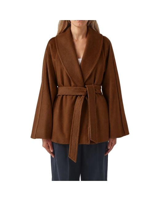 Max Mara Brown Studio Abissi Jacket