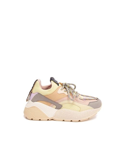 Stella McCartney Natural Eclypse Colourblock Sneakers