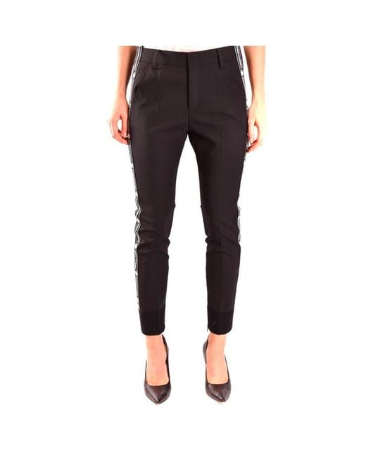DSquared² Black Classic Wool Trousers