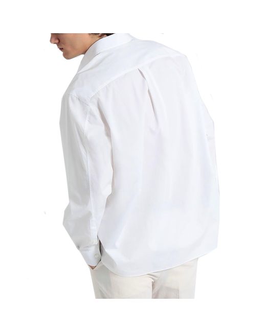 Camicia in cotone di Valentino in White da Uomo