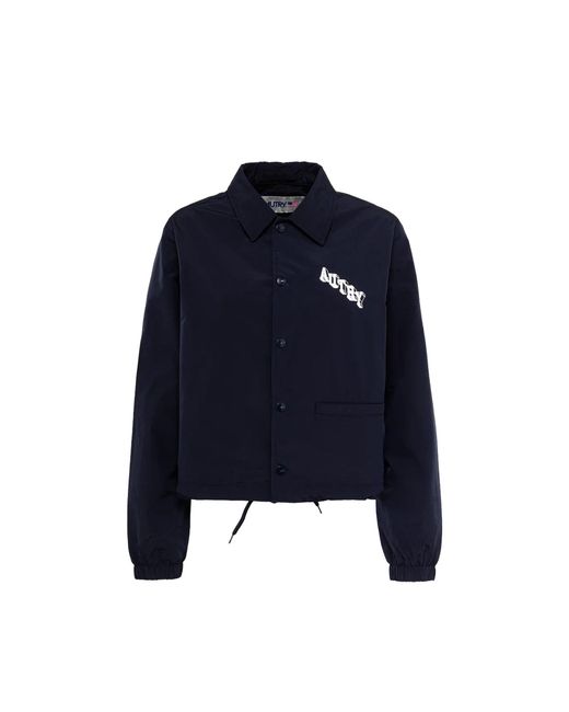 Autry Blue Windbreaker Jacket