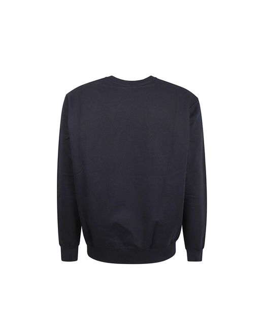 McQueen Blue Round-Neck Knitwear for men