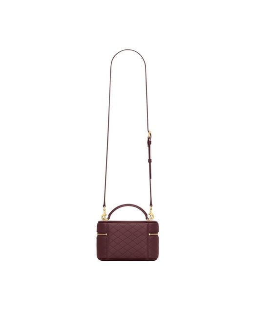 Saint Laurent Red Gaby Vanity Bag