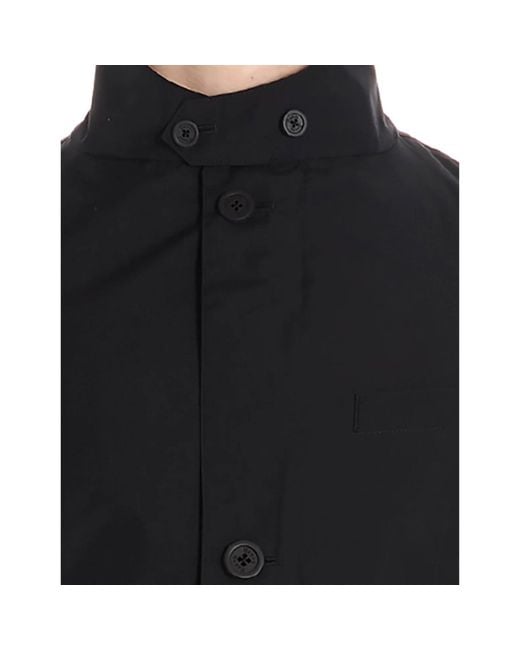 Herno Blue High-Neck Jacket for men