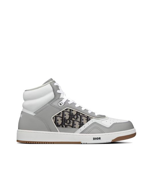 Sneakers alte oblique di Dior in Gray da Uomo