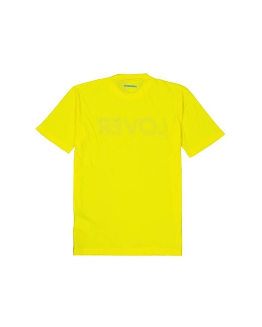 DSquared² Yellow T-shirt for men
