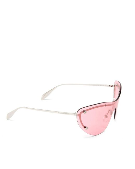 Occhiali da sole Cat Eye di Alexander McQueen in Pink