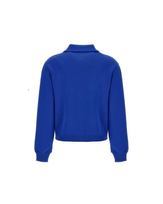 Autry Blue Side Band Cardigan