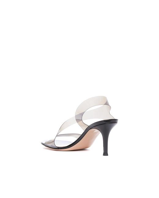 Gianvito Rossi White M Polis 70 Sandals