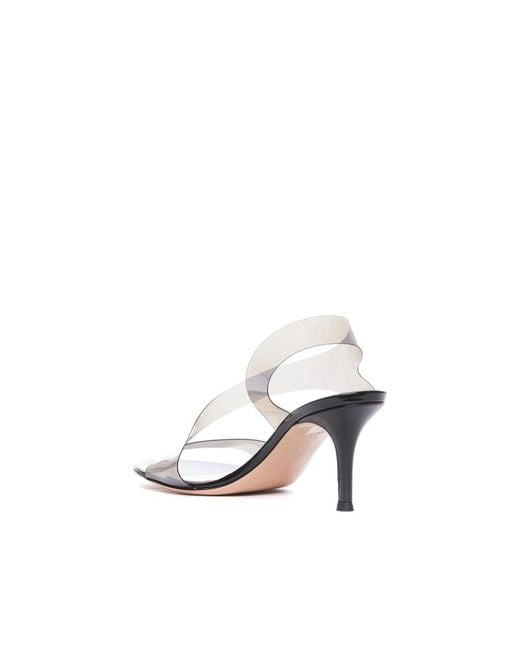 Gianvito Rossi White M Polis 70 Sandals