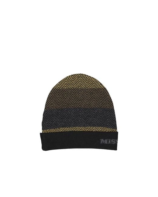 Missoni Green Wool Hat for men