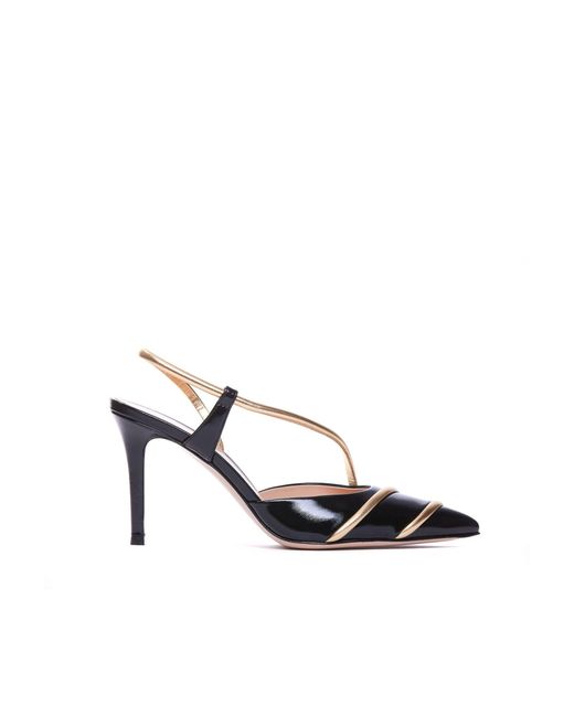 Gianvito Rossi Multicolor Leather Slingback Pumps