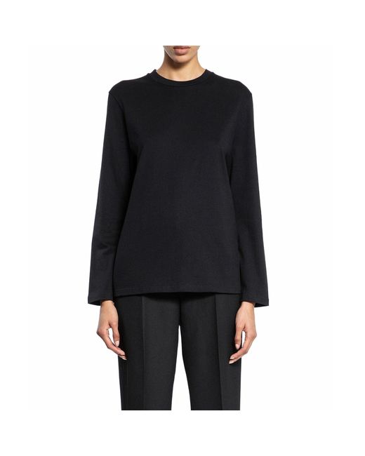 Jil Sander Black Long Sleeved T-Shirt