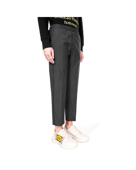 striped cropped pants mens