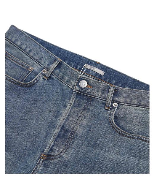 Jeans slim lavati di Dior in Blue da Uomo