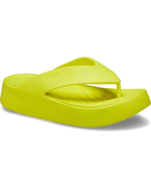 CROCSTM Yellow Getaway Platform Flip