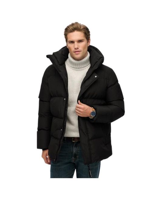 Superdry Casual Winterjas in het Black voor heren