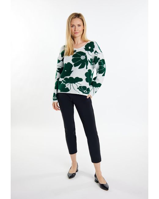 Usha Green Strickpullover Damen