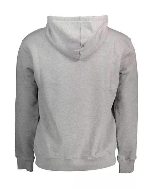 North Sails Gray Cotton Sweater for men