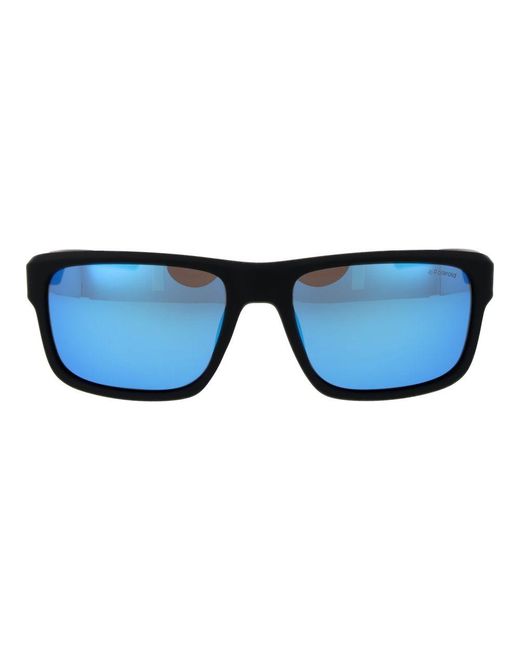 Polaroid Blue Black Plastic Sunglasses for men
