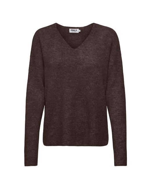 ONLY Sweater in het Brown