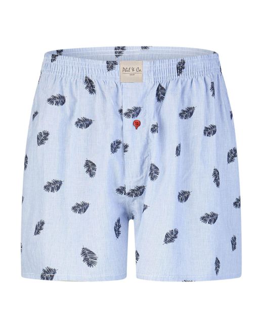 Phil & Co. Berlin Mannen Bokser Classics in het Blue voor heren