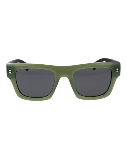 Polaroid Green Bicolor Plastic Sunglasses for men