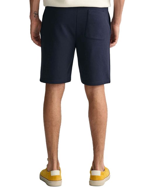 Gant Shield Sweat Shorts in het Blue voor heren