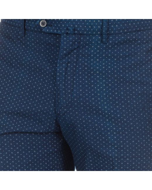Hackett Recht Gesneden Denim Herenbroek Met Zomen Hm800752 in het Blue voor heren