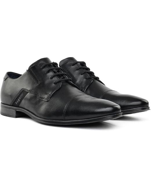Bugatti Schuhe Mit Zehenkappe Und Zwickel in Black für Herren