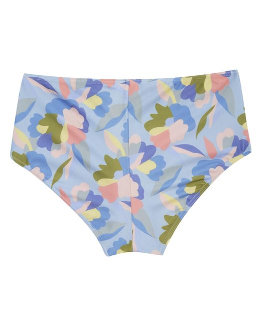 Regatta Blue Ladies Paloma Abstract Floral Swim Briefs