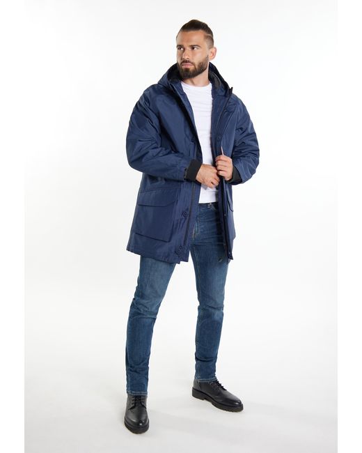 Icebound Parka Marine in het Blue voor heren